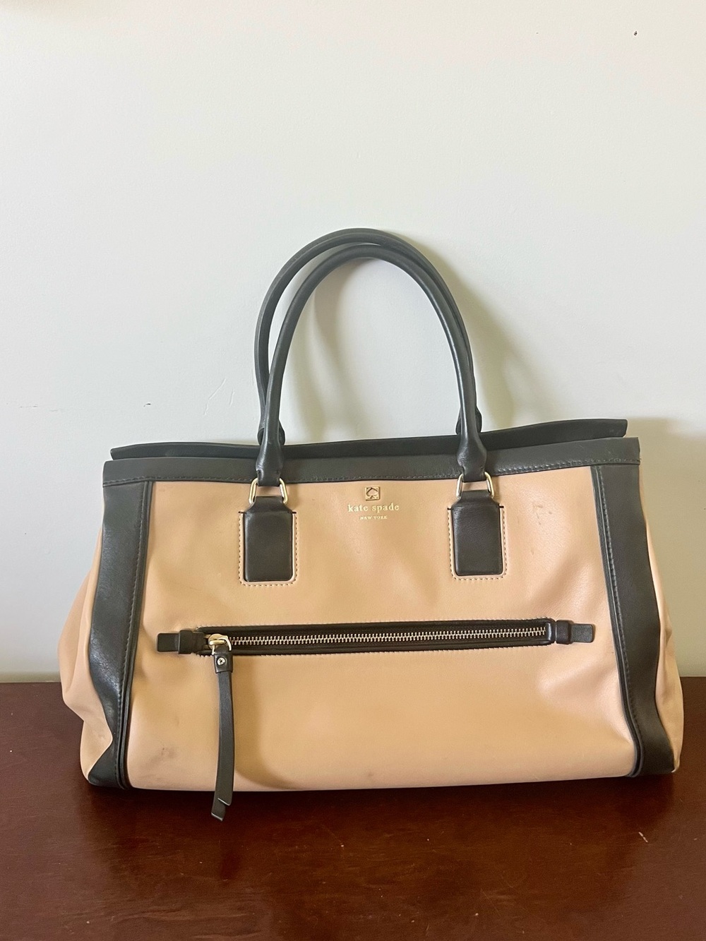Kate Spade Hudson Street leather satchel